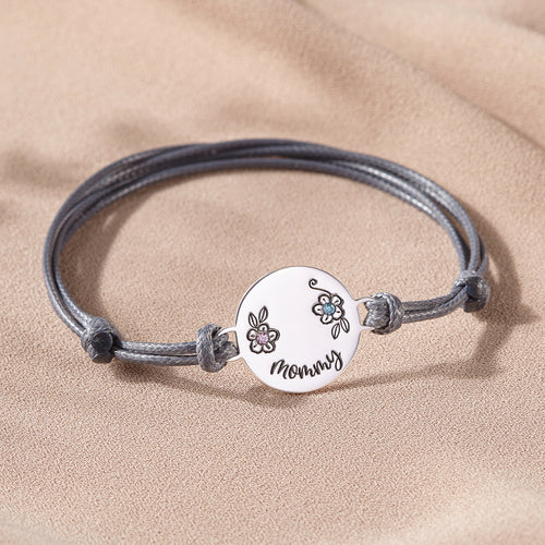 Mother Birthstone Bracelet, Gift for Mom, Bracelet For Mom