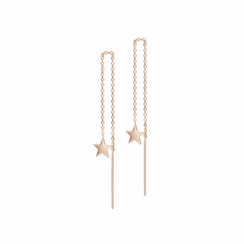 STAR THREADER EARRINGS
