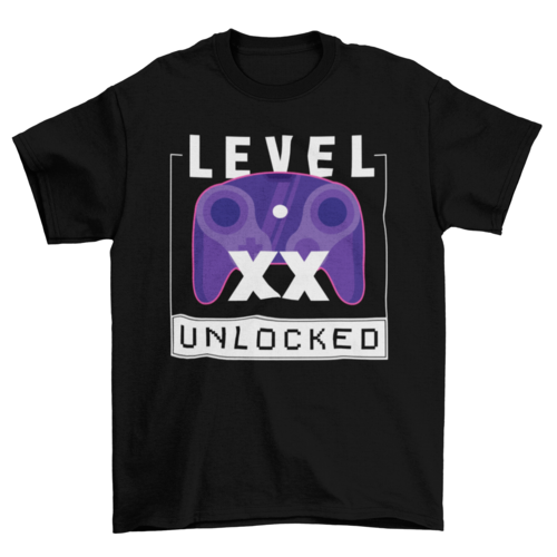 Level xx unlocked t-shirt