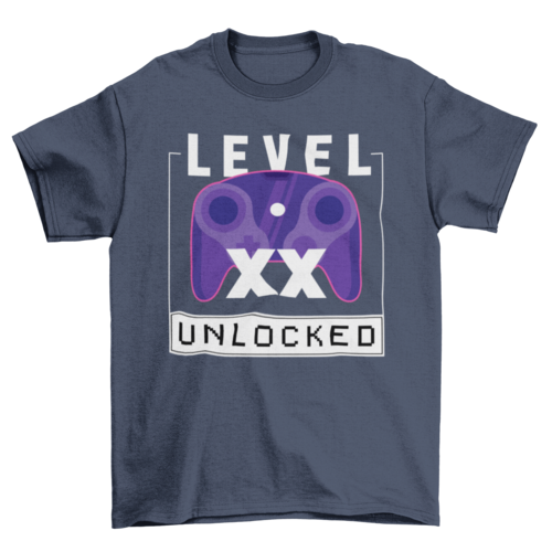 Level xx unlocked t-shirt
