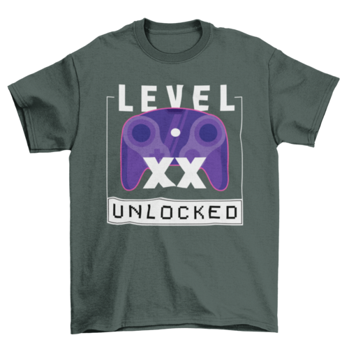 Level xx unlocked t-shirt