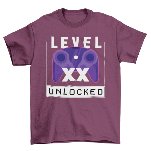 Level xx unlocked t-shirt