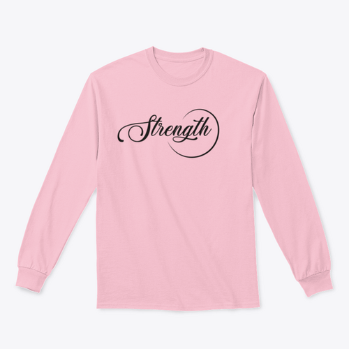 Strength, Christian Faith, Typography Tshirt Design