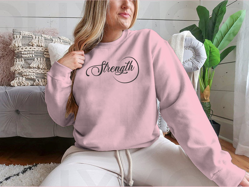 Strength, Christian Faith, Typography Tshirt Design